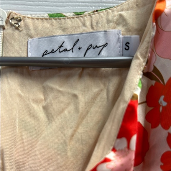 Petal + Pup Tanaya Puff Sleeve Skater Skirt Mini Dress - Picture 3 of 8